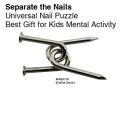 Twisted Nails Puzzle Magic Trick - Bent Nail Puzzle - Brain Puzzles for Kids - Brain Teasers Puzzles. 