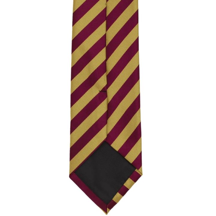 Waodeals:%20All%20College%20Tie%20-%20Men%20Students%20Neck%20Tie,%20College%20Uniforms%20Ties%20for%20Boys%20Students%20Maroon%20and%20Gold%20Striped%20Striped%20Neckwear%20Tie%20-%20Image%204