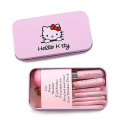 Makeup Brushes Hello Kitty 7 makeup brushes set foundation Brush, eyeshadow, Powder, Blush Brushes Set. 