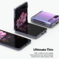 Samsung  Galaxy Z Flip 5G Transparent Protective Hybrid Case Premium Quality Sides Soft Clear Slim Fit Cover. 