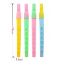 Children's Yellow color small flute 6-hole mini clarinet creative baby musical instrument playing music toy gift. 