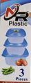 Airtight Food Container Set | 3 PCS | 500ml + 700ml + 1600ml | BPA-Free & Leak-Proof. 