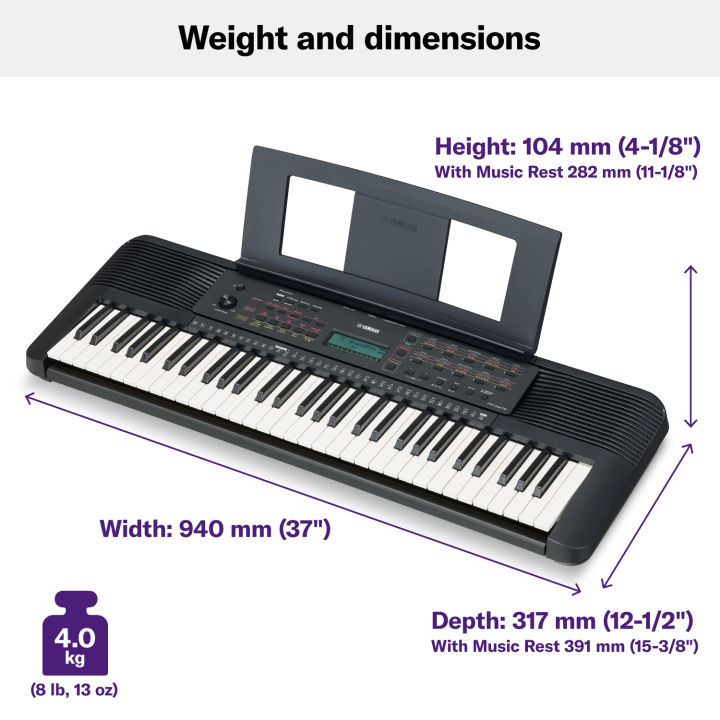Yamaha%20Music%20Portable%20Keyboard%20Beginner%20Level%2061%20Keys%20PSR%20E273%20-%20Image%208