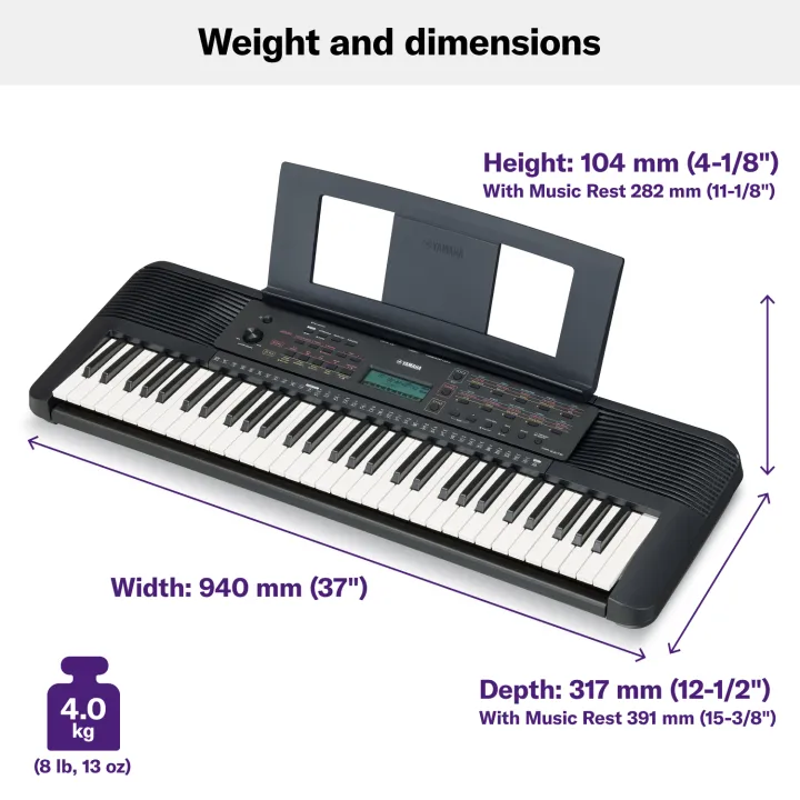 Yamaha%20Music%20Portable%20Keyboard%20Beginner%20Level%2061%20Keys%20PSR%20E273%20-%20Image%208