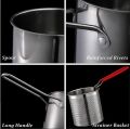 Deep Fryer Set French Fries Pot French Fries Cooker Frying Basket Deep Fryer Pot for Baking Frying Boiling Home Kitchen. 