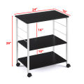 Microwave Cart Stand Kitchen Baker's Rack Utility Storage Shelf Microwave Stand. 