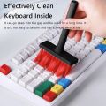 Lapster 5-in-1 Multi-Function Laptop Cleaning Brush/Keyboard Cleaning kit/Gadget Cleaning kit Gap Duster Key-Cap Puller for Laptop, Keyboard and Earphones. 