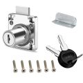 "Premium 16mm Drawer Lock - High-Quality Furniture, Desk, and Cabinet Lock with 2 Keys, Secure and Durable Locking Mechanism for Home and Office Use". 