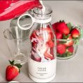 Kitchen Nama - Portable Electric Juicer Machine - Mini Juicer Blender Machine Bottle for Shakes and Smoothies - USB Rechargeable, Wireless - Portable Blender - 6 Stainless Steel Blades - 420ml Capacity - Home & Travel Kitchen Appliance. 