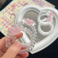 2023 Y2K Star Hair Ring For Women Girls Cute Jelly Pentagram Telephone Line ANLAN. 
