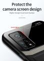 iCaseCover for Xiaomi Mi 10T 10T Pro Soft Case Hybrid TPU Leather Tempered Glass Shockproof Back Cover. 