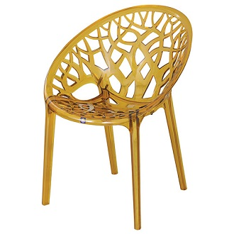 Boss BP-309-PC Poly Carbonate Crystal Tree Chair