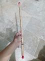 1 pcs 20 inch long sheesham Wooden Jhatki stick without cloth for use cleaning window dusting door and remove the flying bee wooden stick duster mosquito. 