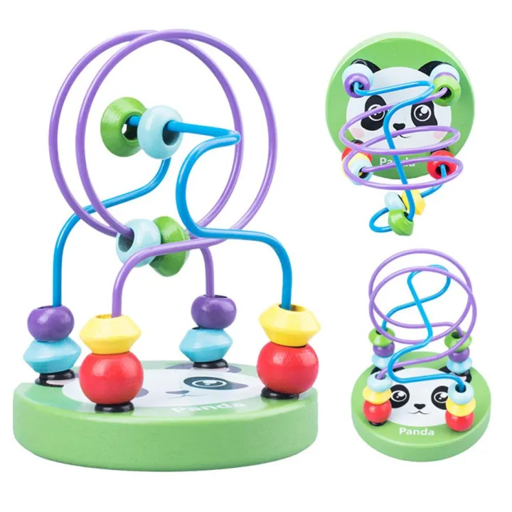 Montessori%20Wooden%20Toys%20Wooden%20Circles%20Bead%20Wire%20Maze%20Roller%20Coaster%20Educational%20Wood%20Puzzles%20Boys%20Girls%20Kid%20Toy%206+%20Months%20-%20Image%209