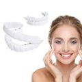 Snap-On Smile Teeth Veneers | Instant Whitening Tooth Cover for Men & Women | Reusable Cosmetic Denture for Confident Smile | Fake Teeth Veneers Kit (1Pair). 