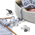 Crochet Hook Finger Protector 8 Pcs Crochet Thread Animal Rings Set Adjustable Knitting Accessories for Holloween Yarn Tension Rings Rust-proof Crochet Ring. 
