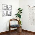 Sabr, Shukr, Dua, Tawakkul Set of four Islamic Wall Art. 