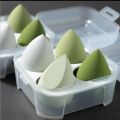 Premium Makeup Sponge Puff Blender With 4 in 1 Storage Box Beauty Blender Puff for Girls Multicolour Design. 