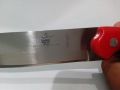 1 pcs 10 inch original stainless steel kinfe with Red and Black Handle kitchen knife  cooking knife premium quality  knives. 