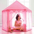 Princess Tent Large Playhouse Kids Castle Play camp Toy for Children Indoor and Outdoor Games, 55'' x 53'' (DxH) (Lights not Included). 