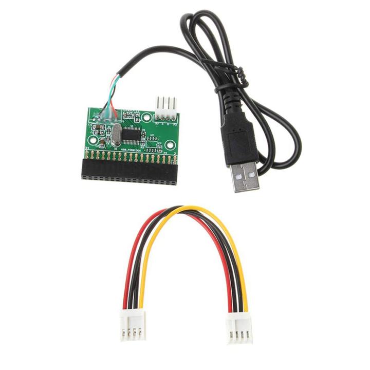 1.44Mb 3.5Inch Floppy Drive Connector 34 Pin to USB Cable Adapter Board,USB Disk to Floppy Disk A