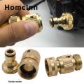 Hose Connector Rustproof Brass Garden Hose Adapter Quick Connector for Leak-proof Fitting Southeast Asian Buyers' Choice Male Hose Connector. 