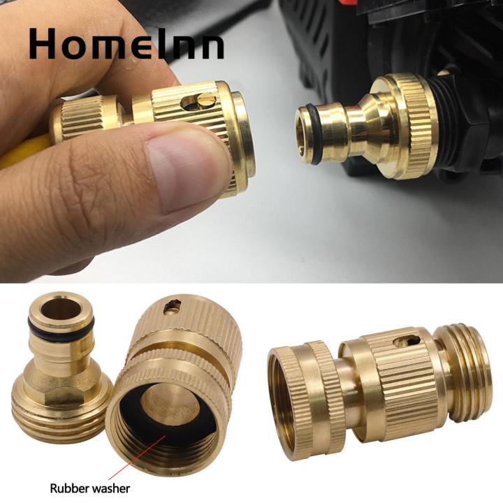 Hose Connector Rustproof Brass Garden Hose Adapter Quick Connector for Leak-proof Fitting Southeast Asian Buyers' Choice Male Hose Connector