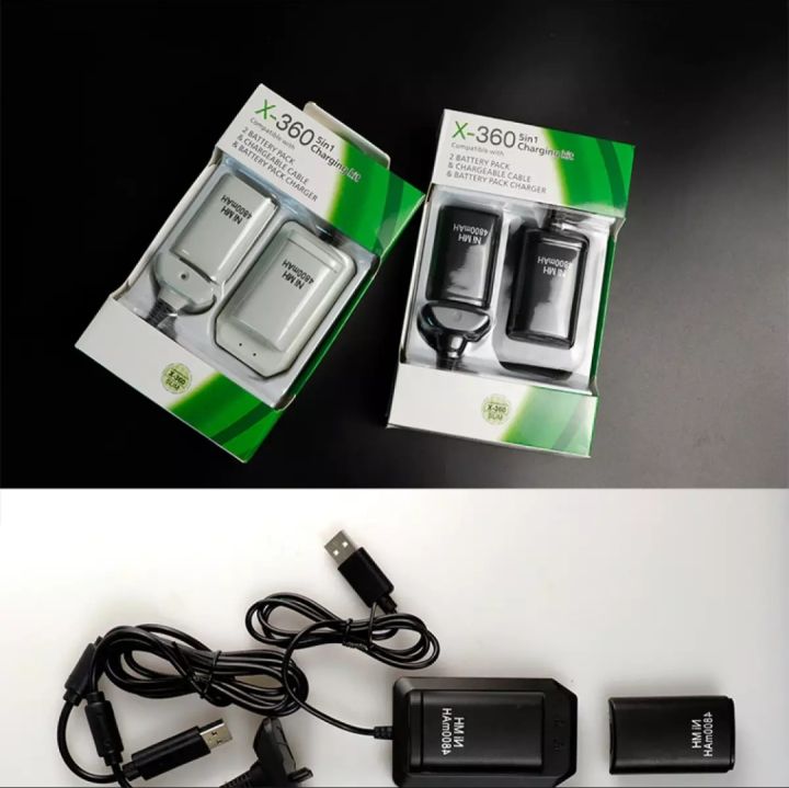 Rechargeable%20%20Battery%20Pack%20&%20USB%20Cable%20For%20Xbox%20360%20Controller%20-%204800mAh%20-%20Image%202
