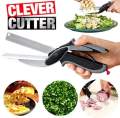 Clever Cutter - 2 in 1 Superior Quality Kitchen Knife with Spring Action - Clever Cutter. 