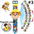 Paw Patrol Digital Children Flippable Projection Watch Kids Sports Watches Electronic Toy For Girls Boys new arrival LY. 