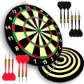 Kids Board Magnetic Dart Game Double Side - 6pcs Magnetic Dart - Excellent Indoor Game and Party Games - Safe Magnetic Dart Board , Boys Toys Gifts. 