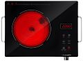 VOAAS Electric Stove 2200watts Model VS-6059C Infrared Cooker Hot Plate Induction Cooker Touch Panel Effective and Constant Temperature Control Smart Cooking Safe and Energy Saving Easy to Clean Healthy Environment Friendly (BLACK). 