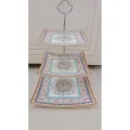 Cake Stand 3-Tier Melamine Cake Stand Creative Dessert Table Detachable Cupcake Display Stand Wedding Party Pastry Serving Plate Fruit Plate Dessert Stand. 