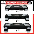Aerobic stepper Medium size 3 Step 27 Inches - Black. 