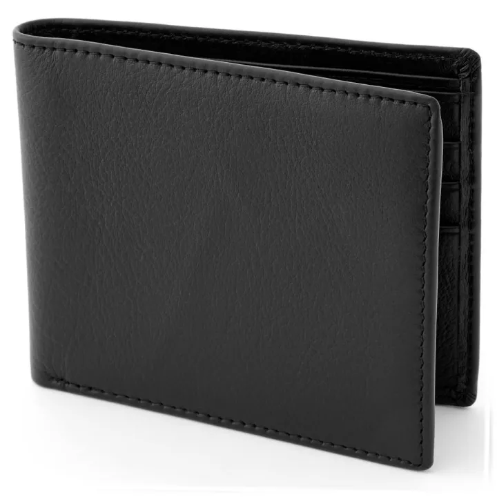 Brown%20&%20Black%20Leather%20Wallet%20For%20Men%20Three%20Compartment%20Bifold%20Wallet%20-%20Image%202