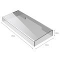 Keyboard Dust Cover Transparent Acrylic Keyboard Cover 375X150X48 MM. 