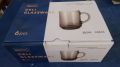 DELI Delisoga Glassware Versailles Glass Mugs Cups 240 ML, Set of 6 Pcs sets. 