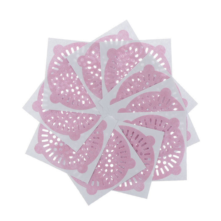 Pink Filter Screen 5pcs Filter Screens Disposable Drain Sticker Floor Drain Pink | Daraz.pk