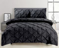 Luxury Pintuck Bed Set Included 1 Duvet cover and 2 pillow cases. 