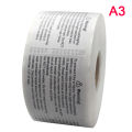 1.5 inch 500pcs/roll Waterproof Candle Warning Label Candle Container Stickers. 