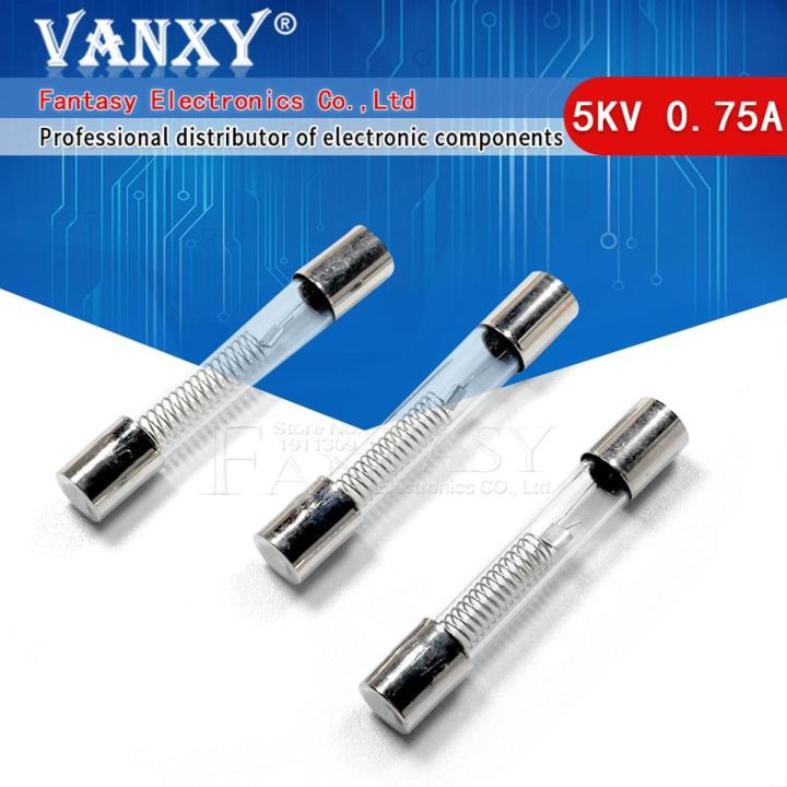 10PCS 5KV 0.75A 750mA 0.65A 0.7A 0.8A 0.9A 0.6A 0.85A 1A 650mA 700mA 800mA 900mA 600mA 850mA Microwave Oven High Voltage Fuse