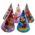 Different Characters Birthday Caps - Medium Size Birthday Caps - Birthday Party Caps - Multi Colors - Boys Theme - Pack Of 10 Caps. 