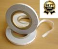 Super Strong Powerful Adhesive Double Sided Tissue Tape For Mounting Fixing Pad Sticky - 5 mm - White. 