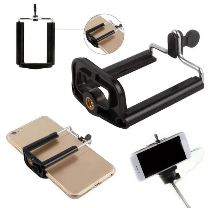 Camera Stand Clip Bracket Holder Tripod Monopod Mount Adapter for ...