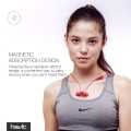 HAVIT I39 BLUETOOTH EARBUDs, Havit Nackband, FOR RUNNING WITH IPX5 & BLUETOOTH 4.2 (2022 VERSION) , Water Proof, Connect Two Devices with Same time, MAGNETIC ADSORPTION DESIGN ( RED ). 
