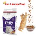 Fluffy cat food 1.2 KG -Healthy Quality Dry Cat Food contains Real Fish and chicken Best food for Cats. 