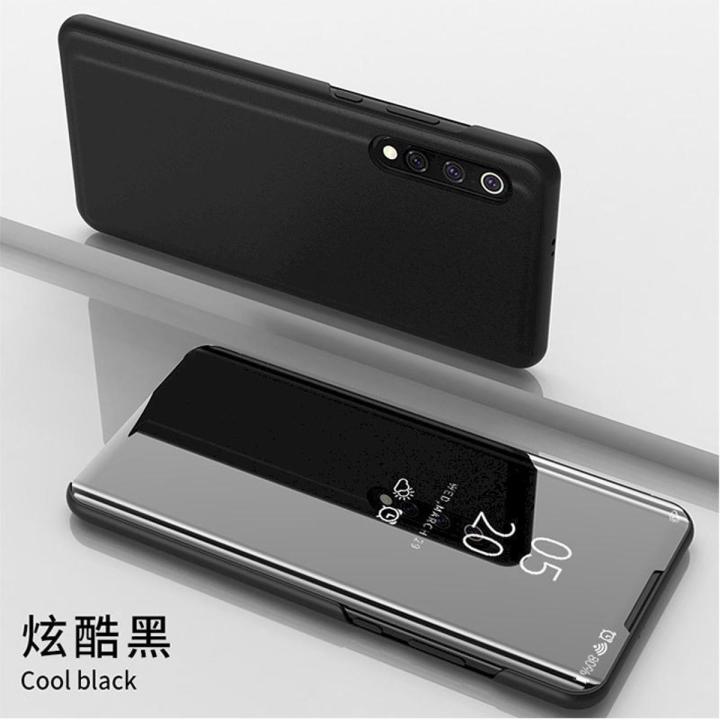 For Samsung Galaxy A70 - Luxury Mirror View Full Body Protection Camera Protective Back Cover Case Front Cover Case Flip Cover Case For Samsung Galaxy A70