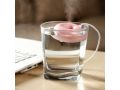 HUMIDIFIER OR MIST MAKER AIR DIFFUSER DONUTS SHAPE MINI USB 5V PORTABLE CREATIVE AIR PURIFIER DESKTOP. 