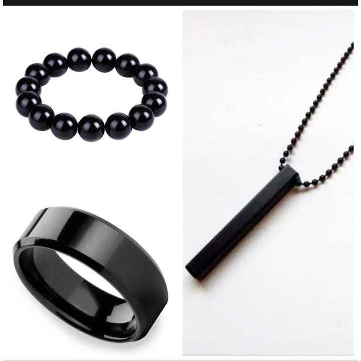 Silver 100% Pure Stainless Steel Vertical Bar Necklace/Locket/Chain for Men/Boys