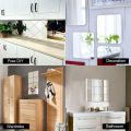 16 pcs DIY Mirror Tile Wall Mirror Mirror Film Self Adhesive Sticker Foil Cherry Super Store. 